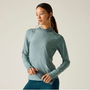 T-shirt Korte Mouwen Dames Lichtgewicht Hoodie