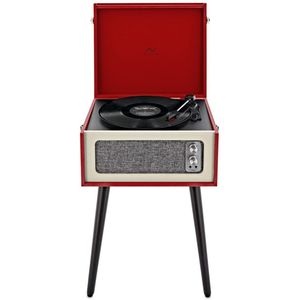 AVCOM Staande draaitafel met Bluetooth, Rood