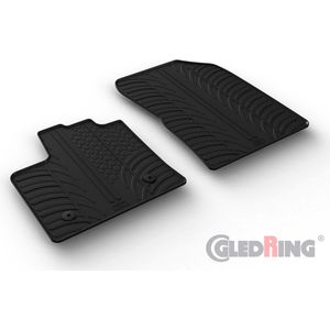 Gledring - GL 0024 - Rubbermatten - Voor Renault Express Cargo - Set van 2