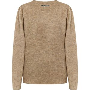 Dreimaster - Gebreide Trui - Bruin Melange - Dames