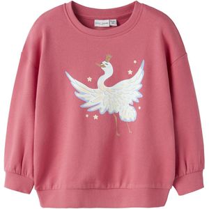 NAME IT - NMFVALONA LS LONG RLX SWEAT UNB - Sweatshirt - Meisjes