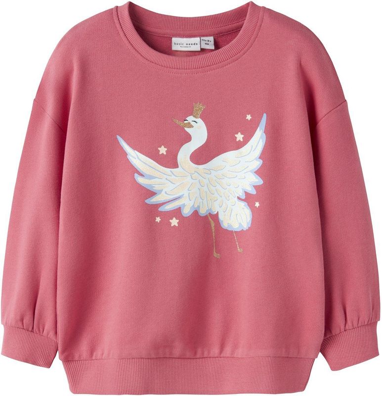 NAME IT - NMFVALONA LS LONG RLX SWEAT UNB - Sweatshirt - Meisjes