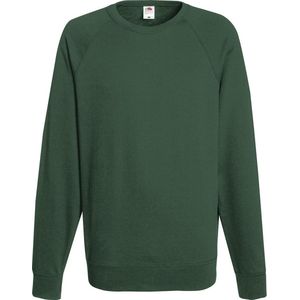 Fruit of the Loom Sweater Raglan Sweat Ronde Hals Groen maat XXL