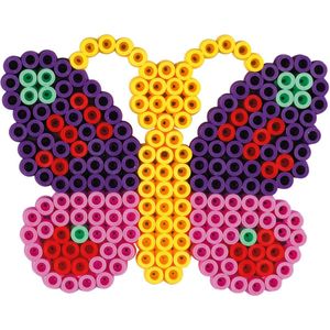 Hama MAXI EXTRA GROTE VLINDER strijkkralen vormpje / figuur / grondplaat voor extra grote maxi strijkparels (strijkkralenbordje butterfly dier lente zomer) creatief cadeau voor kleine kinderen / kleuters!