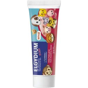 Elgydium - Kids - Tandpasta Gel - 50 ml - Voor Kinderen van 3 tot 6 Jaar - Aroma Frosted Aardbei
