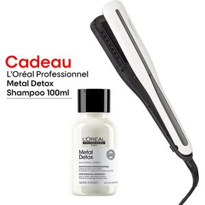 L'Oréal Professionnel Steampod 3.0 + Shampoo cadeau - Professionele 2-in-1 stoom stijltang: voor stijlen & krullen + Metal Detox Shampoo 100ml cadeau voor beschadigd & gekleurd haar