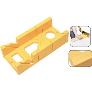 PD® Verstekbak - versteklade - 45 en 90 Graden - Kunststof - 30CM - Geel