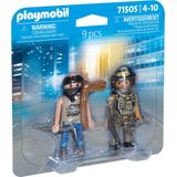 PLAYMOBIL DuoPacks Tactische politie-eenheid & bandiet - 71505
