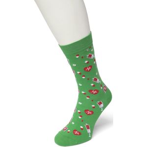 Bonnie Doon Dames Sokken met Medische Print maat 36/42 Groen - Thema Sokken - Ziekenhuis - Dokter - Cadeau Sokken - Word je Happy en vrolijk van - Zacht Katoen met Gladde Teennaad - Comfortabel - Perfect Cadeau - Kelly Green - BT991116.258