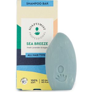 Soaptimist Shampoo Bar Sea Breeze - Voor hydratatie, volume en versterking - Geen parabenen, siliconen of sulfaten - 70G, goed voor 80+ wasbeurten
