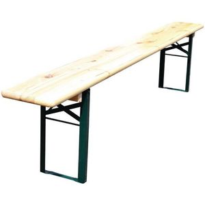 Tuinbank - Groen - Vurenhout - Stalen Frame - UV-bestendig