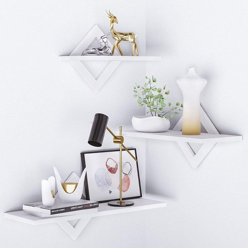 Wandplank - Hout - 120 cm - Naturel