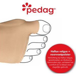 Pedag Hallux - Voorvoetpolster - Beige - Verlichting bij Hallux Valgus - Maat 41 t/m 46