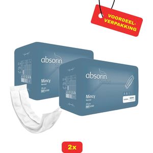 2x Absorin Mincy Normal Inlegverband Mannen - 2x 28 stuks - Voordeelverpakking!