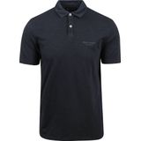 Marc O'Polo - Poloshirt Melange Azuurblauw - Modern-fit - Heren Poloshirt Maat M