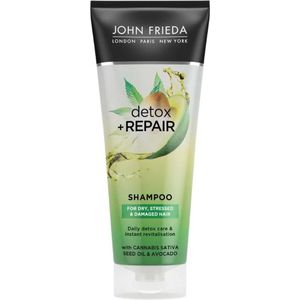 John Frieda Detox + Repair Shampoo - 4x250 ml