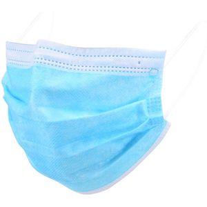 Wergwerpmasker, 10 stuks, mondkapje, 3 laags