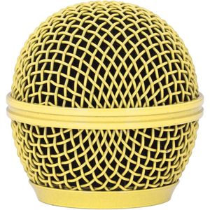 Brenzoos - Roestvrijstalen Mesh Grill voor Microfoons - Vervangende Microfoonkop - SM58 Compatibel - Sterk en Duurzaam - Professionele Kwaliteit