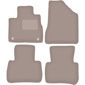 Beige velours vloermatten voor: Nissan Murano Z51 SUV (2008-2015)