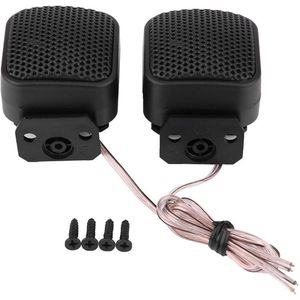EVGATSAUTO Universal 12V DC Plastic Pair Super Power Loud Square Car Audio Speaker Tweeter
