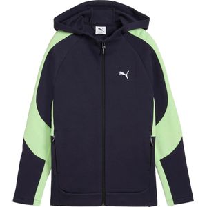 Puma evostripe full-zip hoodie in de kleur marine.