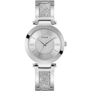 GUESS dames horloge 36 mm - zilverkleurig