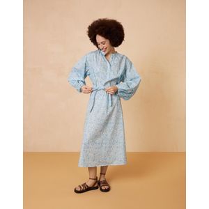 Oilily - Dragon Fruit long sleeves dress - Blauw - 42