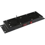 LOGON RAF205BL rack-toebehoren Ventilatiepaneel