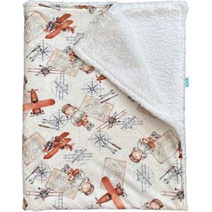 BINK Bedding - Wiegdeken Raf - Offwhite - 75 x 100 cm