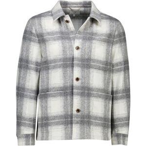 overshirt grijs geruit born with appetite