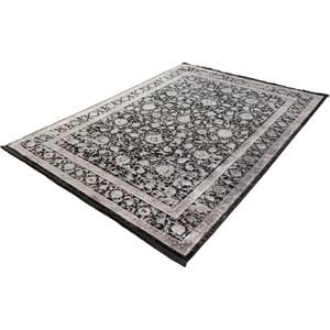 Laagpolig Vloerkleed Brooklyn Klasieke Stijl Grijs-200 x 290 cm