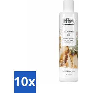 Therme - Moisturising Hammam - Doucheolie - Hydraterend - Verzorgend - 250ml - Bulkverpakking - 10 stuks