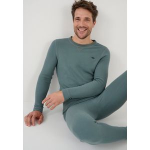 Damart - T-shirt fleece Thermolactyl Sensitive - Heren - Groen - (86-93) S