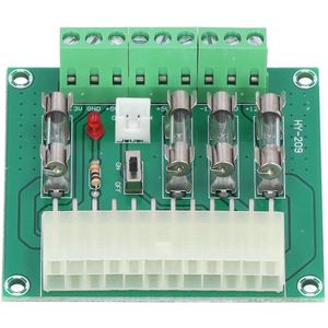 ATX Power Supply Adapter Module 24PIN 20PIN Input Interface Desktop ATX Power Adapter Board for Electronic Equipment: