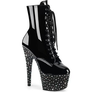 Pleaser - STARDANCE-1020 Plateau Laarzen - US 6 - 36 Shoes - Zwart