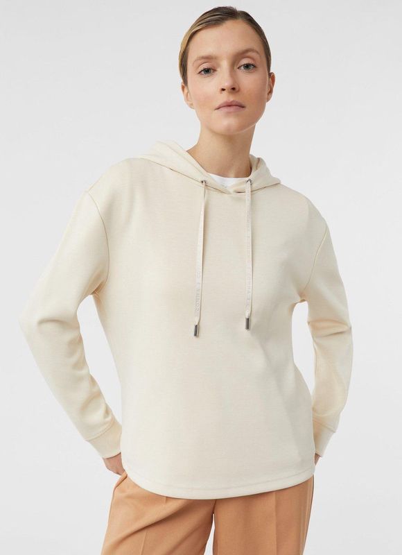 comma - Scuba-Sweatshirt - Met Kapuze - Sportief - Urban Chic