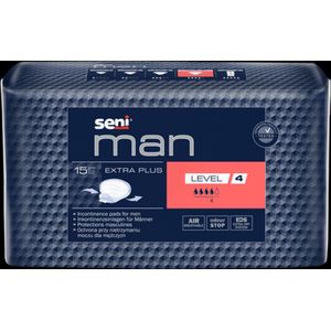 Seni Man Extra Plus Level 4 - 24 pakken van 15 stuks
