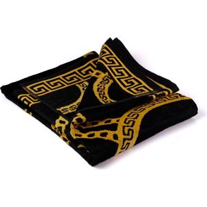 Phlox - Strandlaken - Roze - 100% Katoen - Luxe Jacquard Geweven