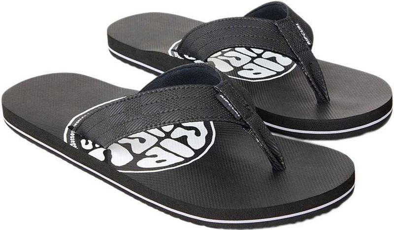 Rip Curl - Ripper Bloom - Slippers - Zwart - Synthetisch Leer