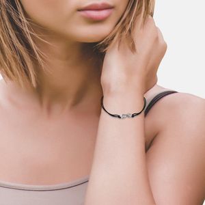 Sofia Milani - Dames Armband 925 Zilver - Oneindigheid Hanger