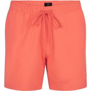 Undiemeister Zwembroek Heren - Summer Sunset (Koraalrood) - Zwemshort met zakken en ritssluiting - Sneldrogend - Ademend - Perfecte Pasvorm - 100% Gerecycled Polyester - Trunks - Maat M