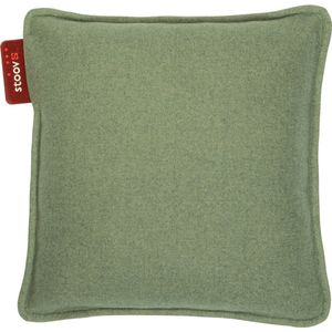Stoov Warmtekussen | Ploov² Mid Green | Duurzaam & Draadloos | Infrarood warmtekussen | 45x45 cm | Standard batterij