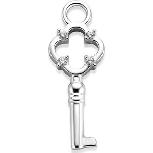 MI MONEDA Key Charm - Zilver 925 - Zilverkleurig