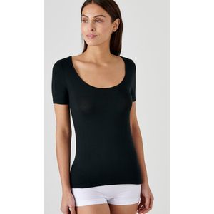 Damart - Thermolactyl Sensitive - T-shirt met Korte Mouwen - Zwart
