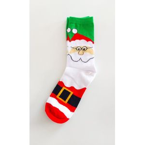 Kerstsokken - Sokken - Cadeau - Kerst - Uniseks - Kerstmis - Sok - Kerstfeest - Kerst Cadeau - Wintersokken - Vrije Maat - Kadootje - Kerstavond - Feestelijk - Feest - Warme Sokken - Voor man en vrouw - Katoenen Sokken -