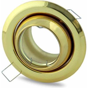 RONDE LAMP GU10 1X5W LED GOUD