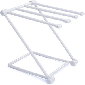 Vaatdoek Droogrek Opvouwbaar - Blauw/Roze/Grijs