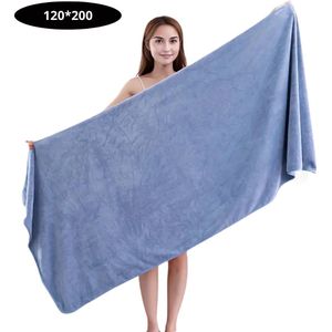 Nivard Badlaken - Strandlaken - Badlakens - Strandhanddoek - Volwassenen - Handdoeken - Beach Towel - Stranddeken - Blauw 120x200