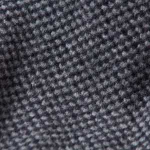 Osborne Knitwear Trui met rits heren - Lamswollen schipperstrui heren - sweater heren met rits - Grey Mix/Indigo Melange - S