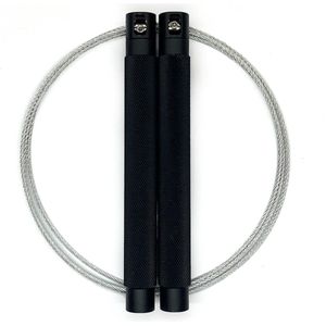 RXpursuit Speedrope Springtouw Falcon Pro Line voor CrossFit - Perfect voor snelle Single Unders en Double Unders - Super Snelle Lagers - Aluminium Handvaten - Zwart-Uncoated